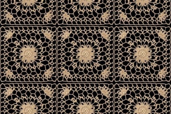 12 Crochet-Inspired Granny Squares Graphics Review