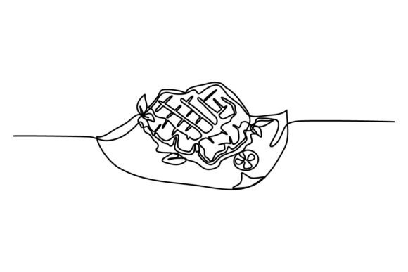 Beef Barbeque One Continuous Line Graphics Review