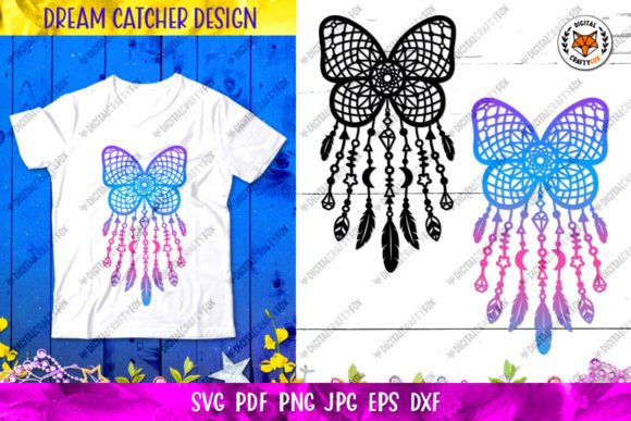 Butterfly Dream Catcher SVG: Graphics & Illustrations Review