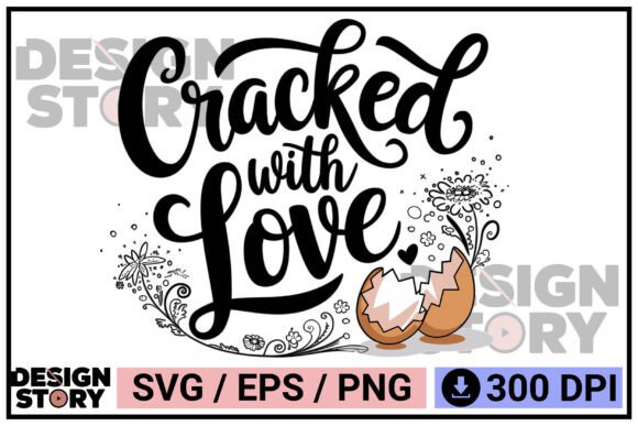 Cracked with Love: Hand Lettered Graphics & Illustrations