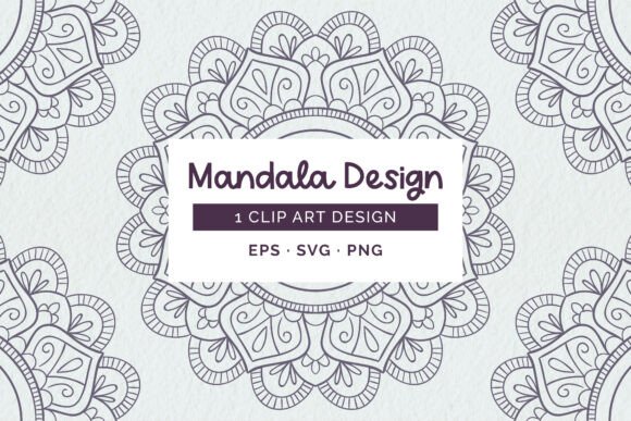 Doodle Small Mandala Drawing: Graphics & Illustrations