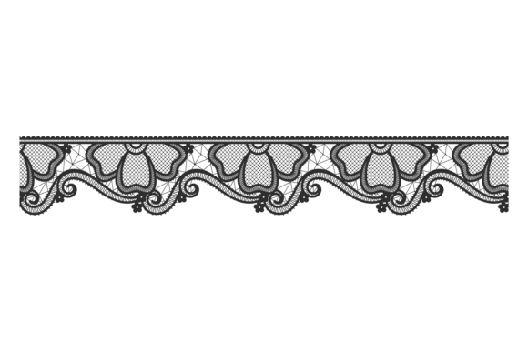 Lace Flower Ornament Graphics & Illustrations