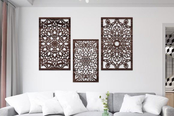 Laser Cut Mandala Decorative Panel Set Review