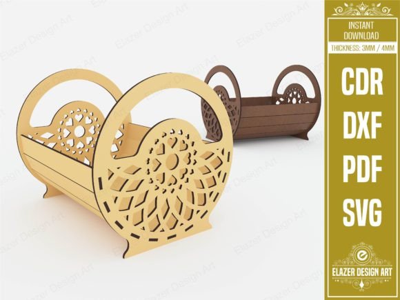 Laser Cutting Boxes: Decorative Basket SVG Review