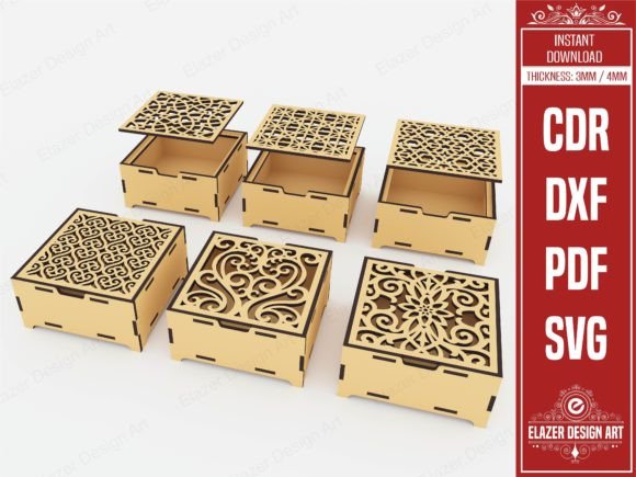 Laser Cutting Boxes: Decorative Box with Lid Svg Review