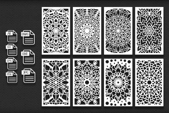 Laser Cutting Mandala Panels for Wall Decor