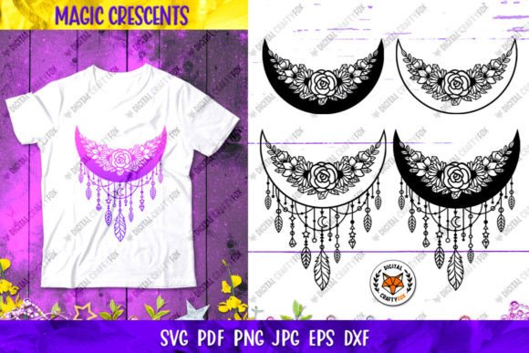 Moon Dream Catcher SVG: Graphics & Illustrations Review