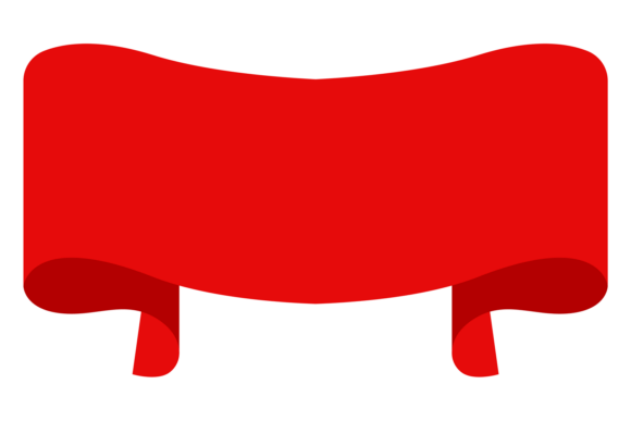 Red Ribbon Banner Template: Graphics & Illustrations